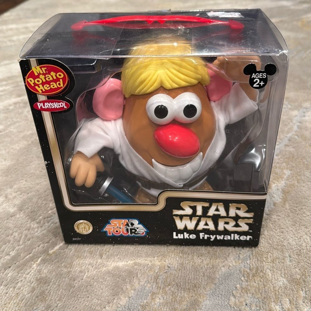 STAR WARS LUKE FRYWALKER STAR TOURS MR POTATO HEAD 2007 IN BOX PLAYSKOOL HASBORO